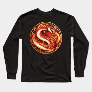 Chinese Zodiac Year of the Snake Long Sleeve T-Shirt